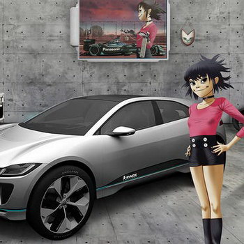 Gorillaz помогут компании Jaguar Land Rover с поиском сотрудников