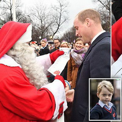 Стало известно, что попросил у Санта-Клауса принц Джордж на Рождество